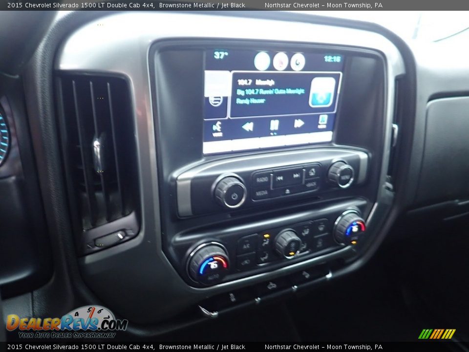 2015 Chevrolet Silverado 1500 LT Double Cab 4x4 Brownstone Metallic / Jet Black Photo #13