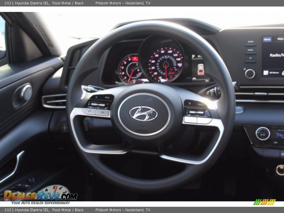 2021 Hyundai Elantra SEL Fluid Metal / Black Photo #22