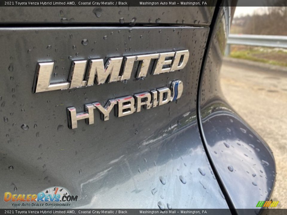 2021 Toyota Venza Hybrid Limited AWD Coastal Gray Metallic / Black Photo #27