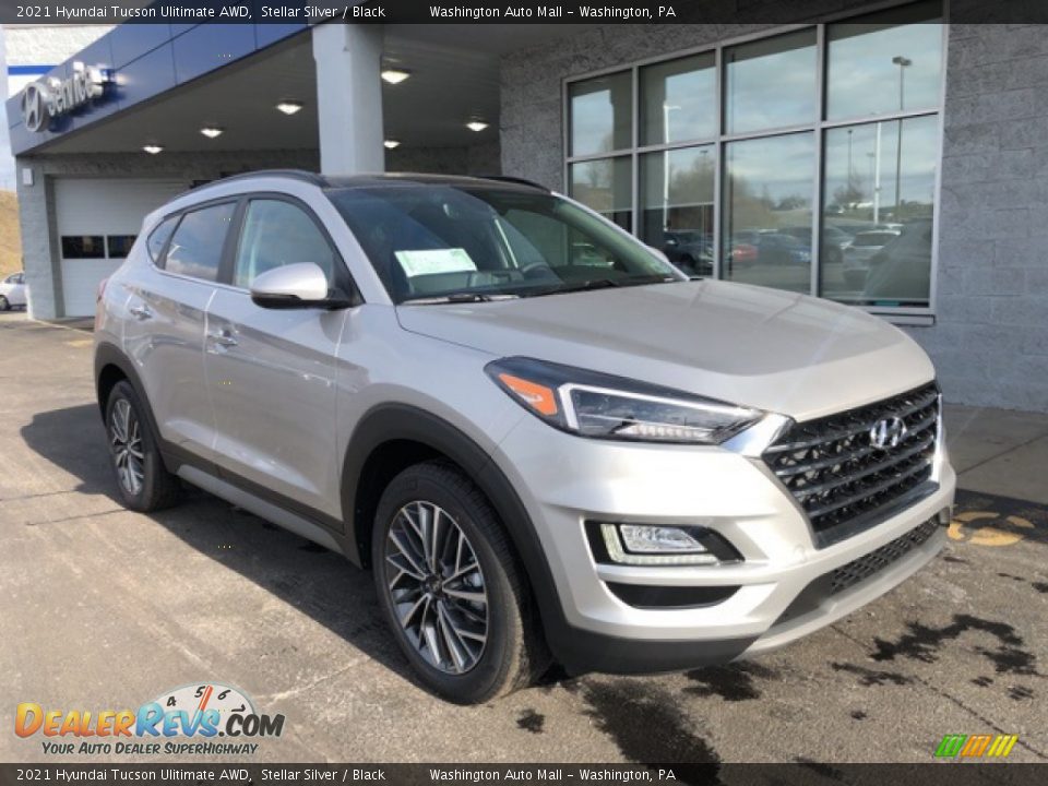 2021 Hyundai Tucson Ulitimate AWD Stellar Silver / Black Photo #1