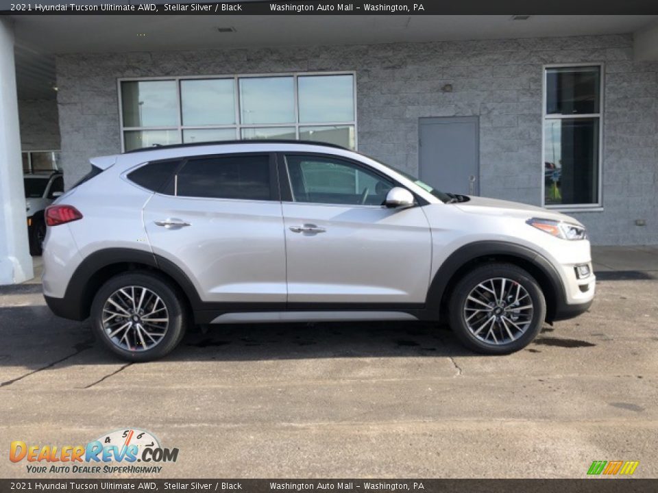 2021 Hyundai Tucson Ulitimate AWD Stellar Silver / Black Photo #2