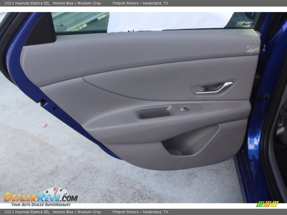 2021 Hyundai Elantra SEL Intense Blue / Medium Gray Photo #19
