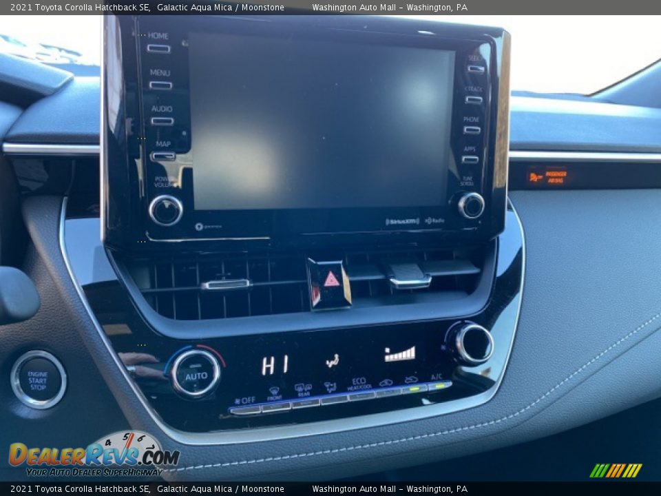 2021 Toyota Corolla Hatchback SE Galactic Aqua Mica / Moonstone Photo #8