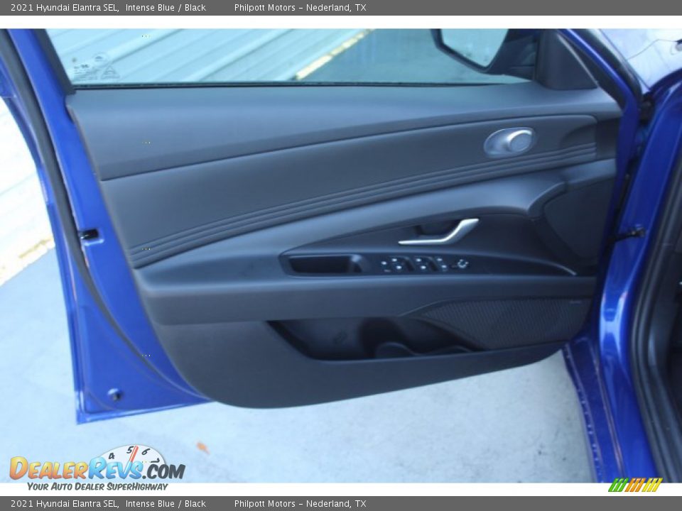 2021 Hyundai Elantra SEL Intense Blue / Black Photo #9