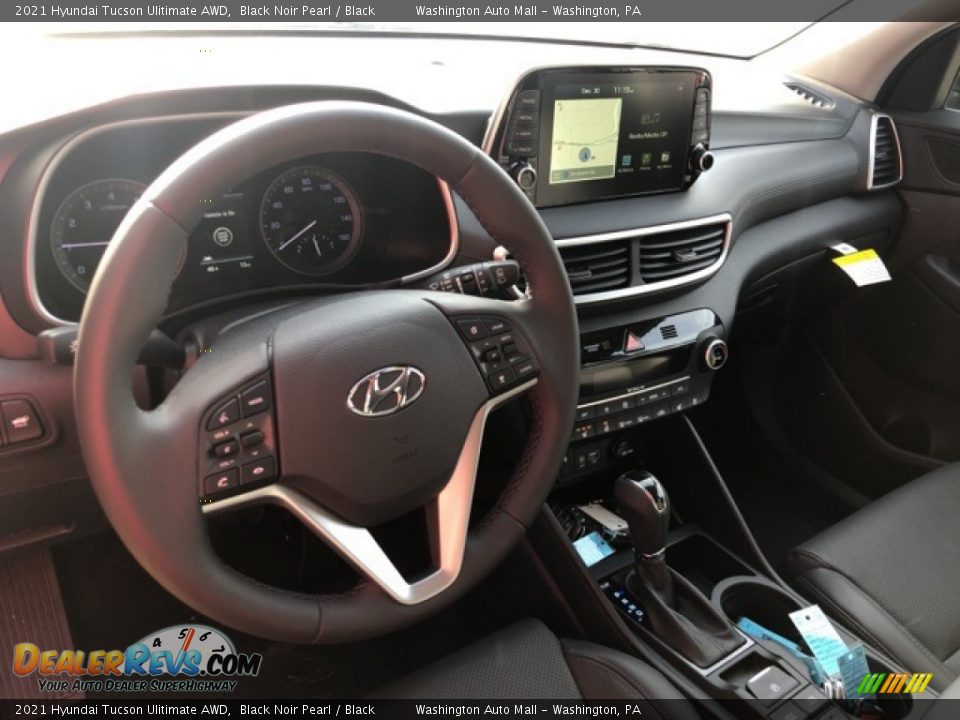 2021 Hyundai Tucson Ulitimate AWD Black Noir Pearl / Black Photo #4