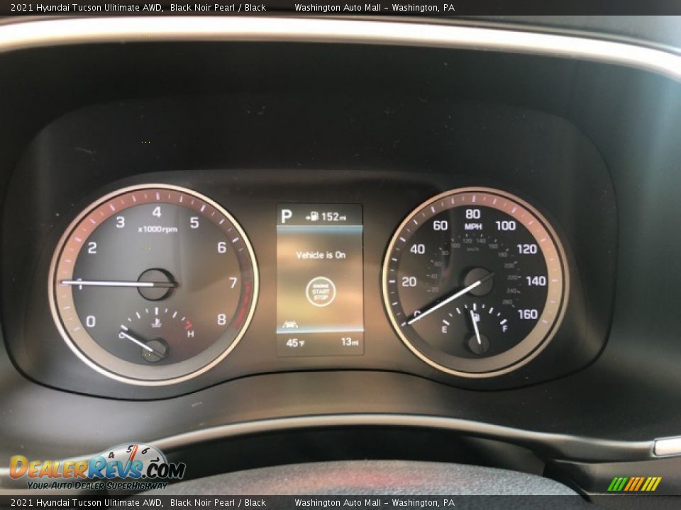 2021 Hyundai Tucson Ulitimate AWD Black Noir Pearl / Black Photo #5