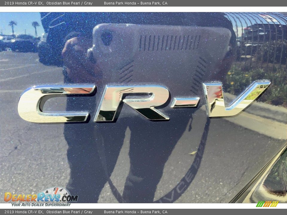 2019 Honda CR-V EX Obsidian Blue Pearl / Gray Photo #9