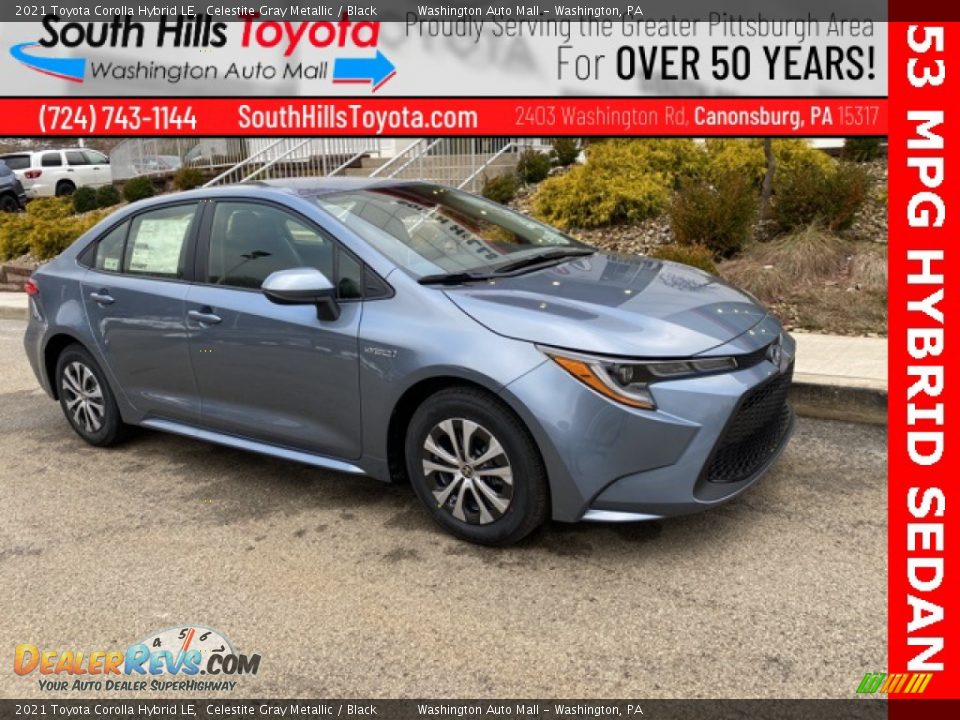 2021 Toyota Corolla Hybrid LE Celestite Gray Metallic / Black Photo #1