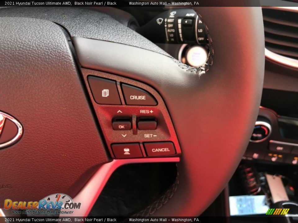 2021 Hyundai Tucson Ulitimate AWD Black Noir Pearl / Black Photo #11
