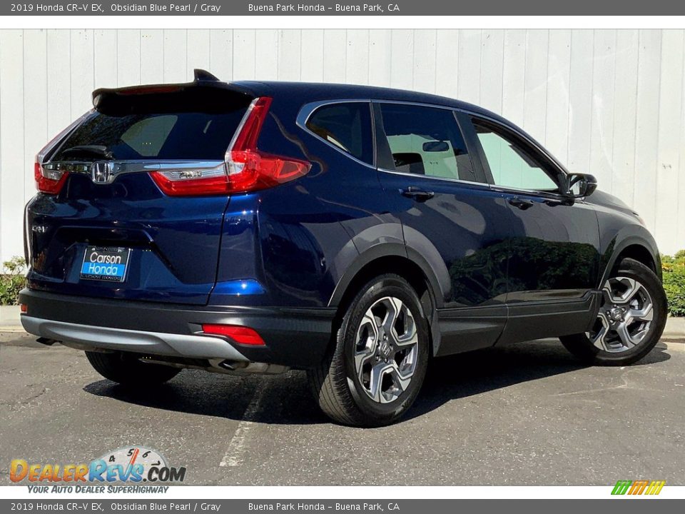 2019 Honda CR-V EX Obsidian Blue Pearl / Gray Photo #15