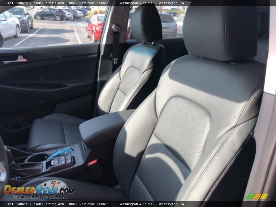 2021 Hyundai Tucson Ulitimate AWD Black Noir Pearl / Black Photo #14