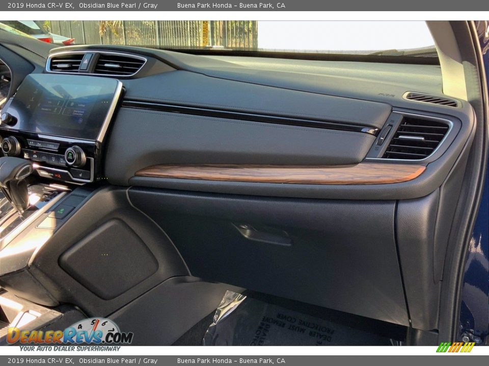 2019 Honda CR-V EX Obsidian Blue Pearl / Gray Photo #18