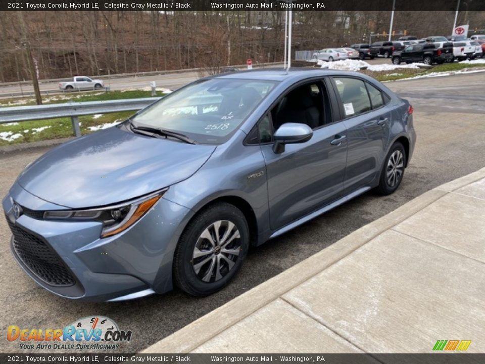 2021 Toyota Corolla Hybrid LE Celestite Gray Metallic / Black Photo #11