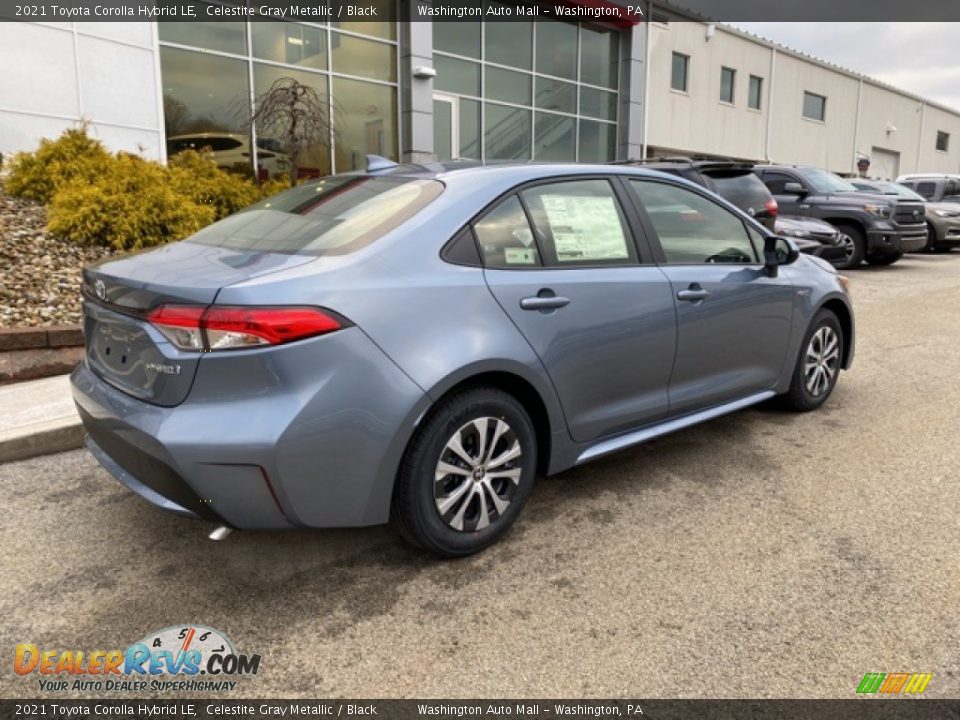 2021 Toyota Corolla Hybrid LE Celestite Gray Metallic / Black Photo #12