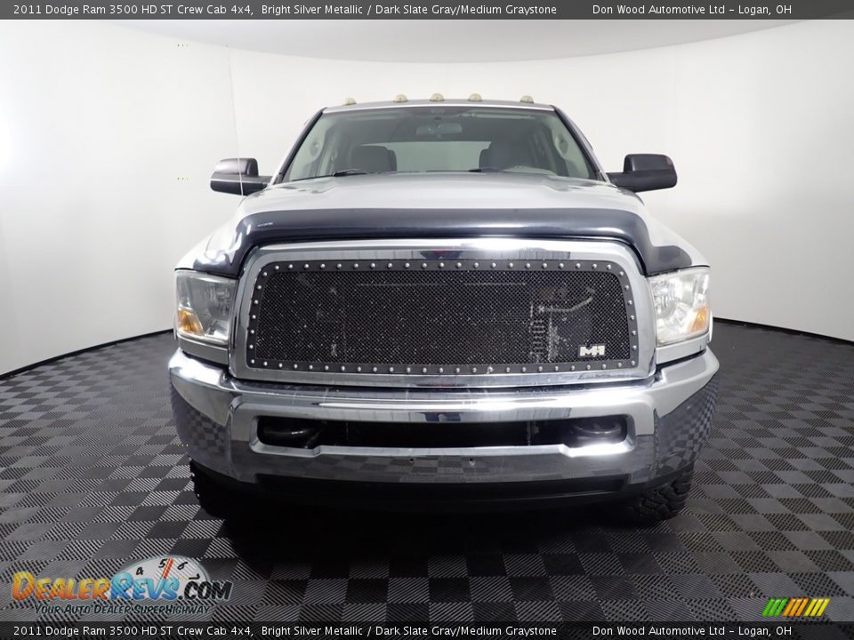 2011 Dodge Ram 3500 HD ST Crew Cab 4x4 Bright Silver Metallic / Dark Slate Gray/Medium Graystone Photo #4