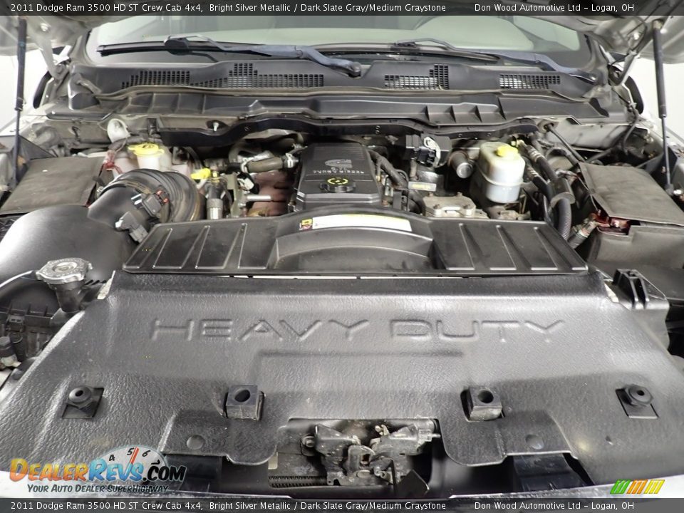 2011 Dodge Ram 3500 HD ST Crew Cab 4x4 Bright Silver Metallic / Dark Slate Gray/Medium Graystone Photo #6