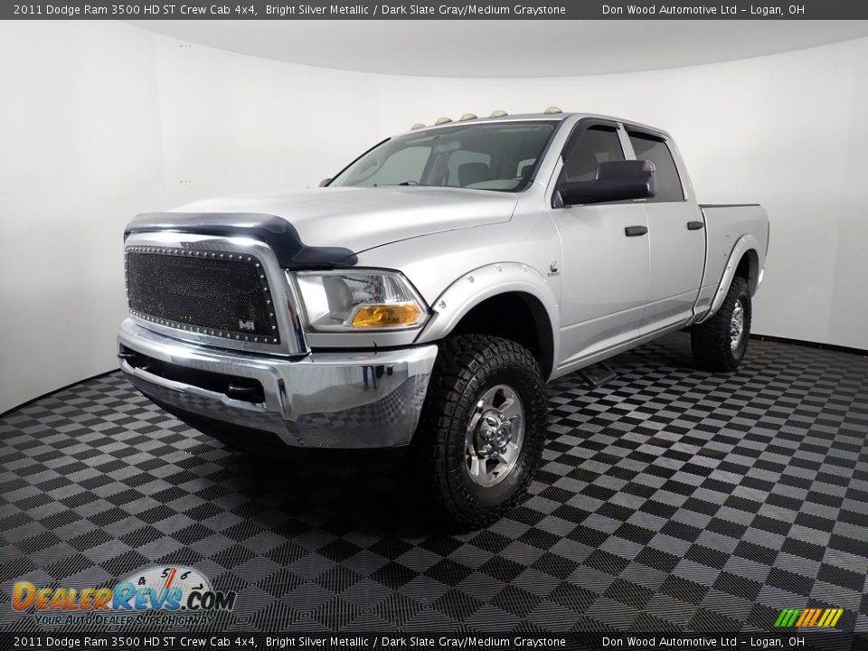 2011 Dodge Ram 3500 HD ST Crew Cab 4x4 Bright Silver Metallic / Dark Slate Gray/Medium Graystone Photo #7