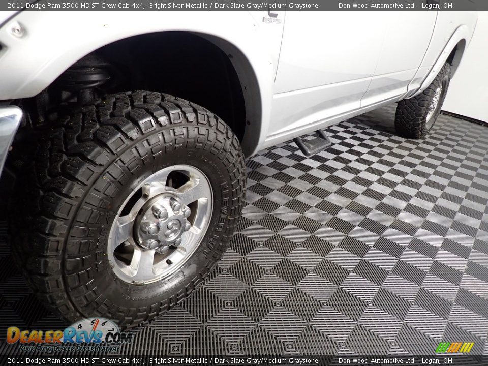 2011 Dodge Ram 3500 HD ST Crew Cab 4x4 Bright Silver Metallic / Dark Slate Gray/Medium Graystone Photo #8