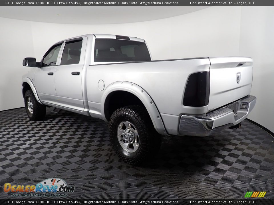 2011 Dodge Ram 3500 HD ST Crew Cab 4x4 Bright Silver Metallic / Dark Slate Gray/Medium Graystone Photo #10