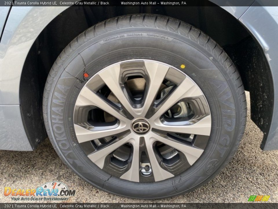 2021 Toyota Corolla Hybrid LE Celestite Gray Metallic / Black Photo #24