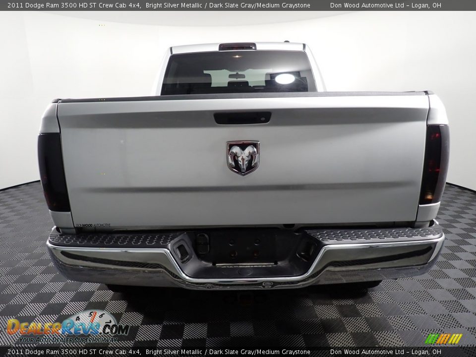 2011 Dodge Ram 3500 HD ST Crew Cab 4x4 Bright Silver Metallic / Dark Slate Gray/Medium Graystone Photo #11