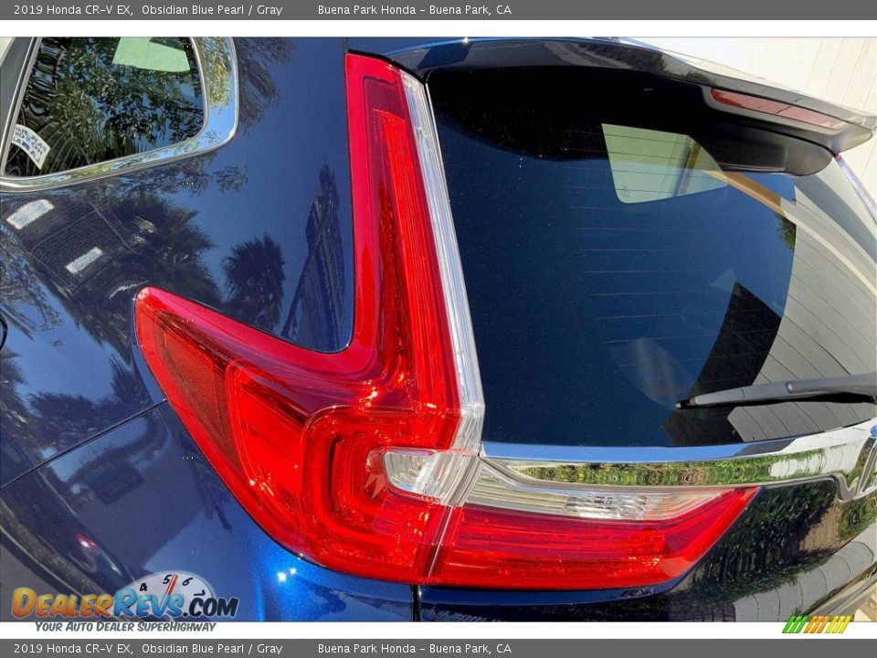 2019 Honda CR-V EX Obsidian Blue Pearl / Gray Photo #30