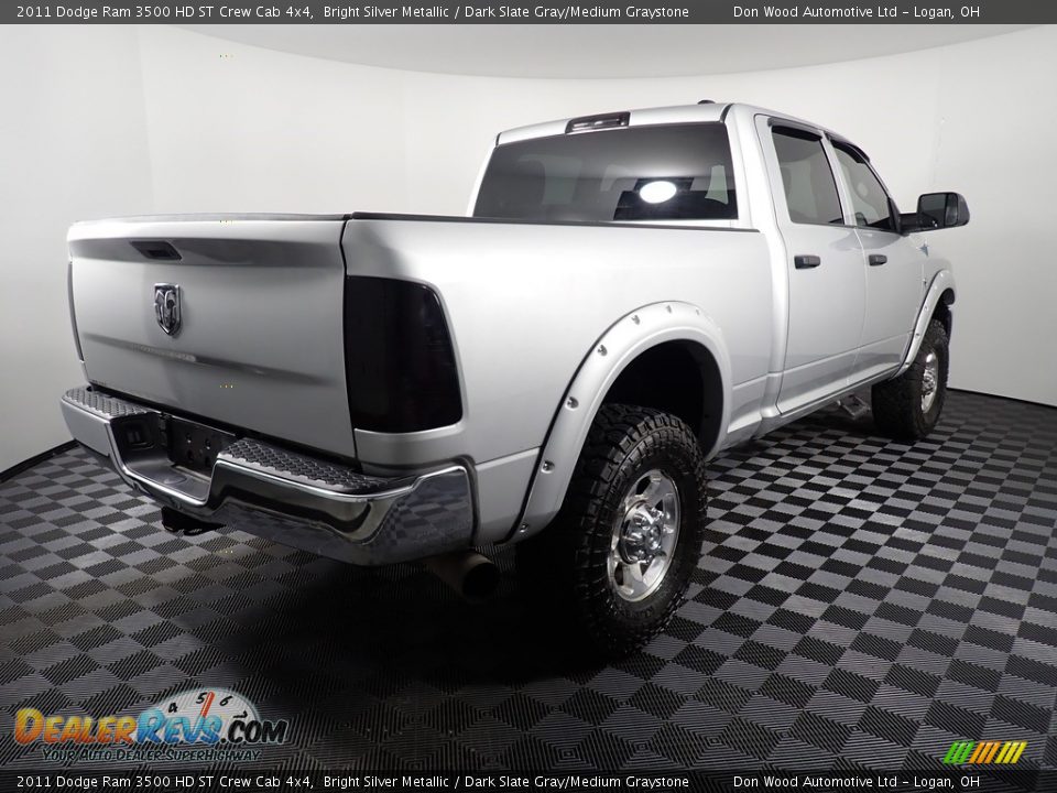 2011 Dodge Ram 3500 HD ST Crew Cab 4x4 Bright Silver Metallic / Dark Slate Gray/Medium Graystone Photo #14