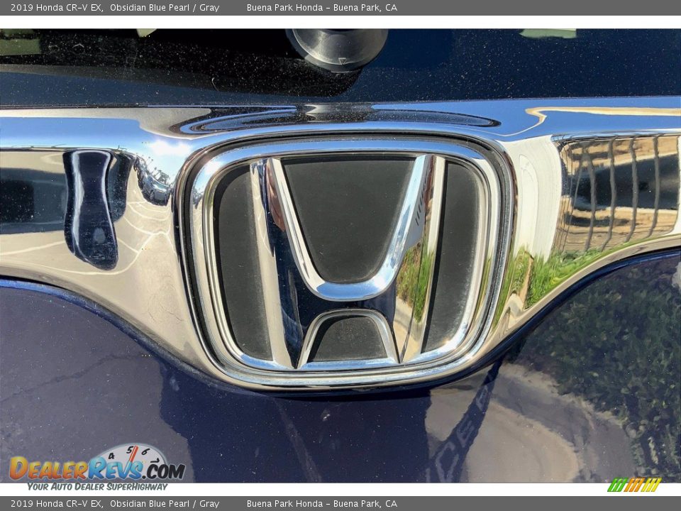 2019 Honda CR-V EX Obsidian Blue Pearl / Gray Photo #33