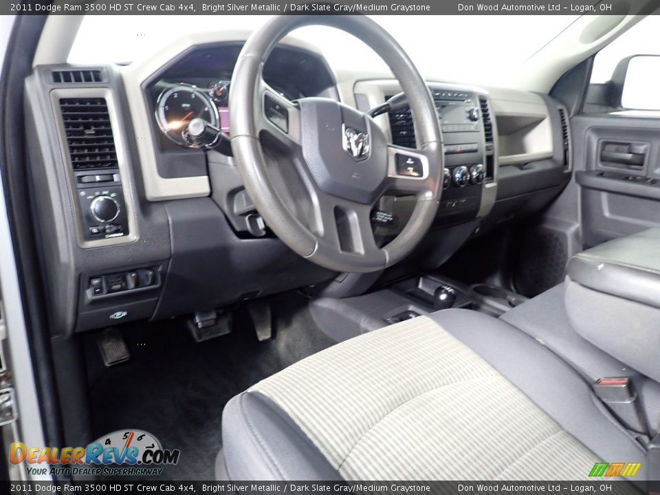 2011 Dodge Ram 3500 HD ST Crew Cab 4x4 Bright Silver Metallic / Dark Slate Gray/Medium Graystone Photo #21