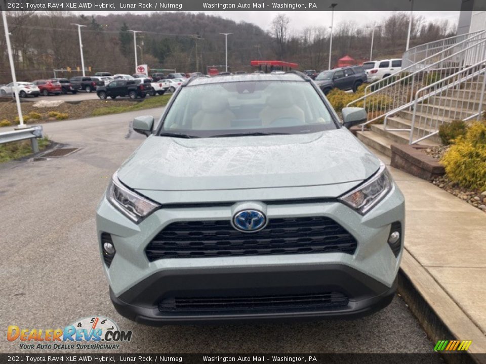 2021 Toyota RAV4 XLE AWD Hybrid Lunar Rock / Nutmeg Photo #11