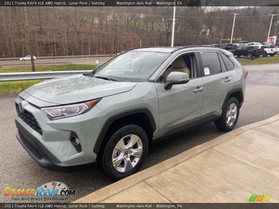 2021 Toyota RAV4 XLE AWD Hybrid Lunar Rock / Nutmeg Photo #12