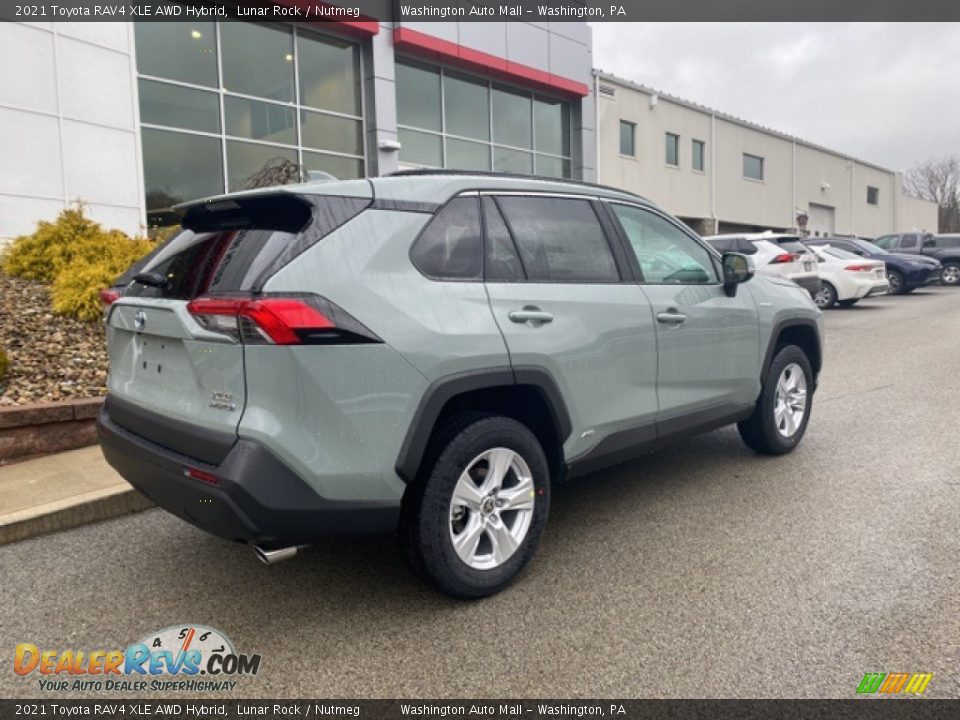 2021 Toyota RAV4 XLE AWD Hybrid Lunar Rock / Nutmeg Photo #13