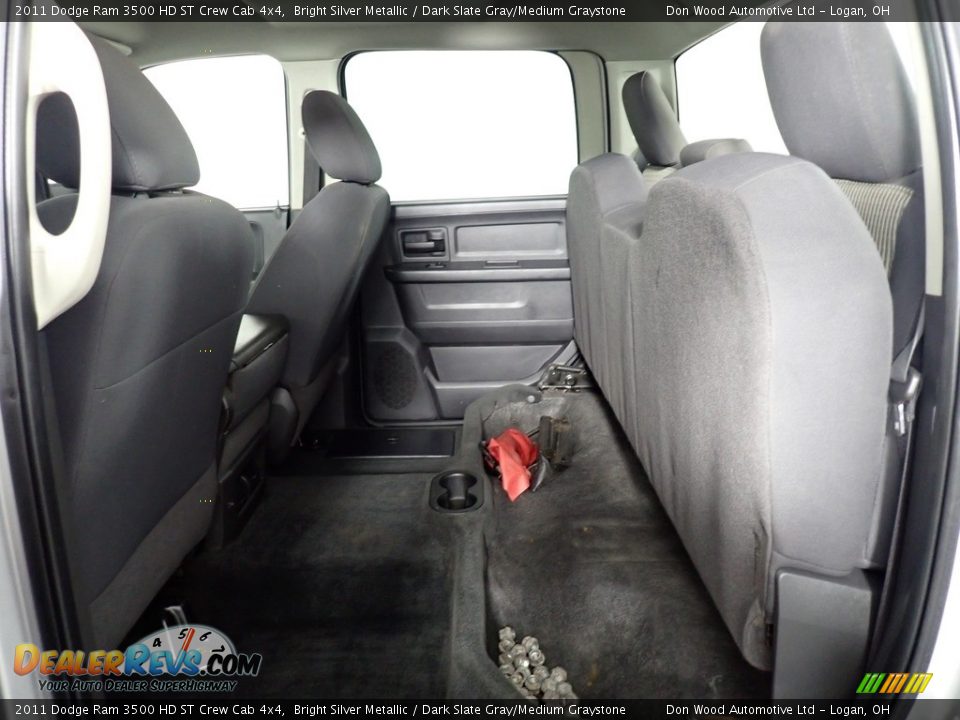 2011 Dodge Ram 3500 HD ST Crew Cab 4x4 Bright Silver Metallic / Dark Slate Gray/Medium Graystone Photo #25