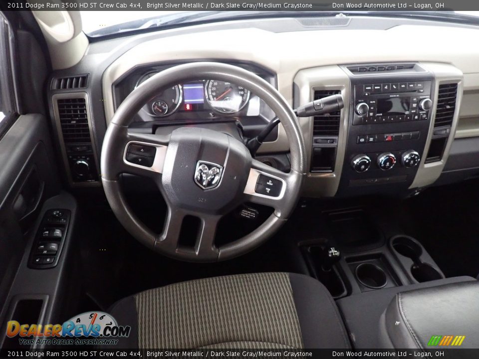 2011 Dodge Ram 3500 HD ST Crew Cab 4x4 Bright Silver Metallic / Dark Slate Gray/Medium Graystone Photo #26