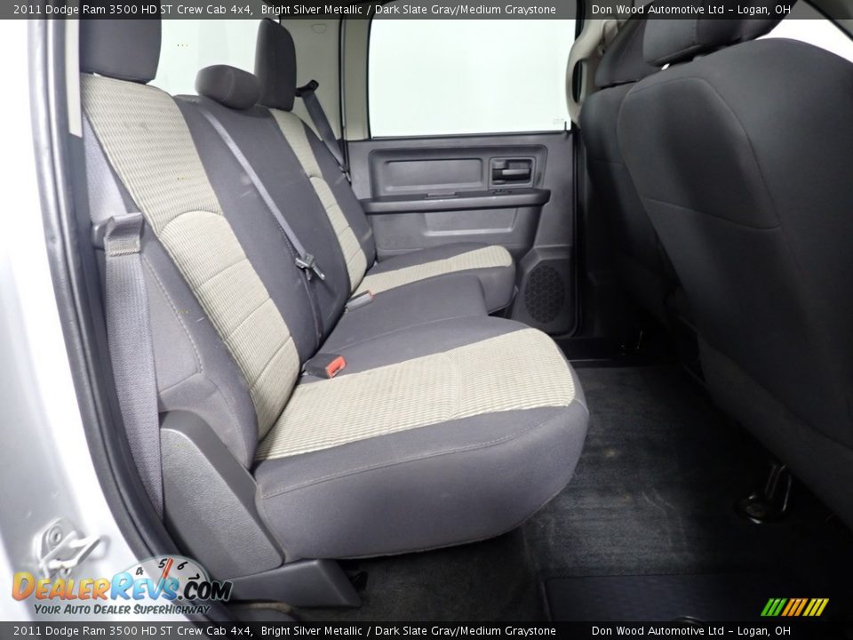 2011 Dodge Ram 3500 HD ST Crew Cab 4x4 Bright Silver Metallic / Dark Slate Gray/Medium Graystone Photo #28