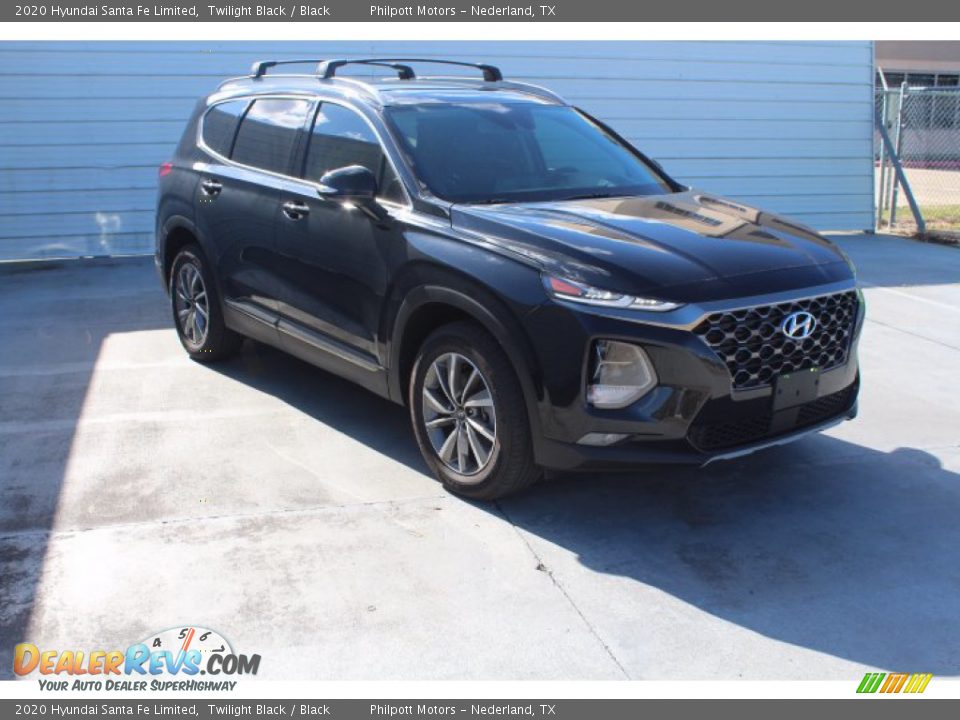 2020 Hyundai Santa Fe Limited Twilight Black / Black Photo #2