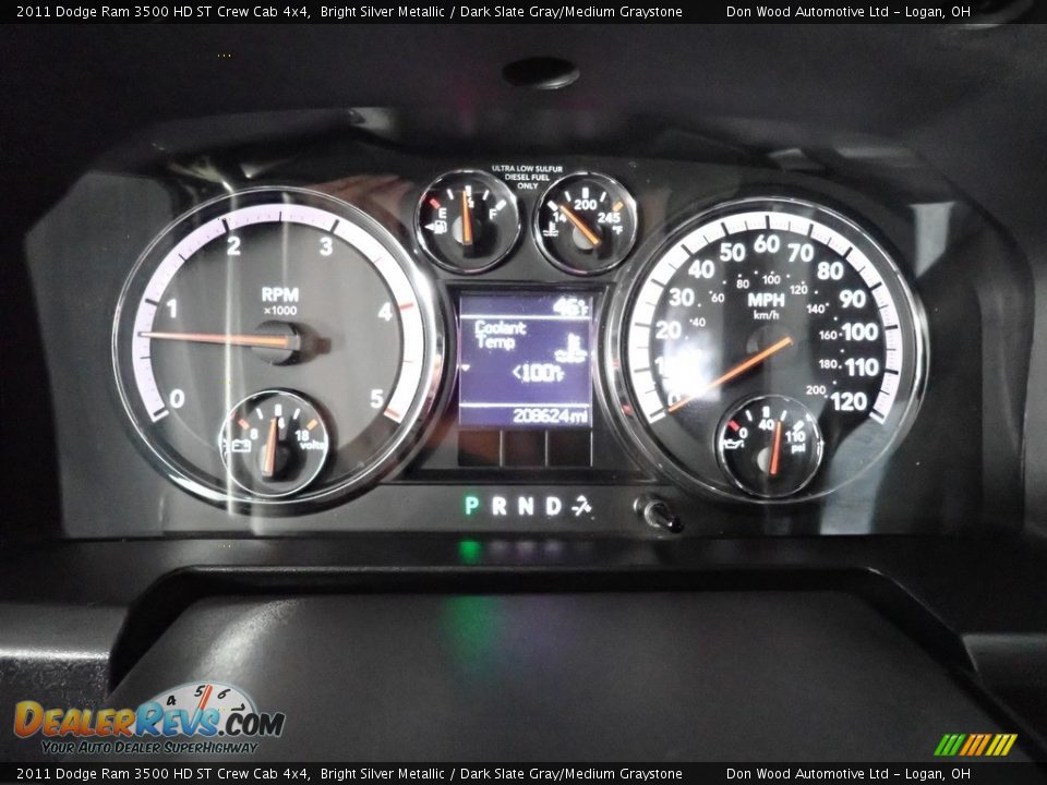 2011 Dodge Ram 3500 HD ST Crew Cab 4x4 Bright Silver Metallic / Dark Slate Gray/Medium Graystone Photo #32