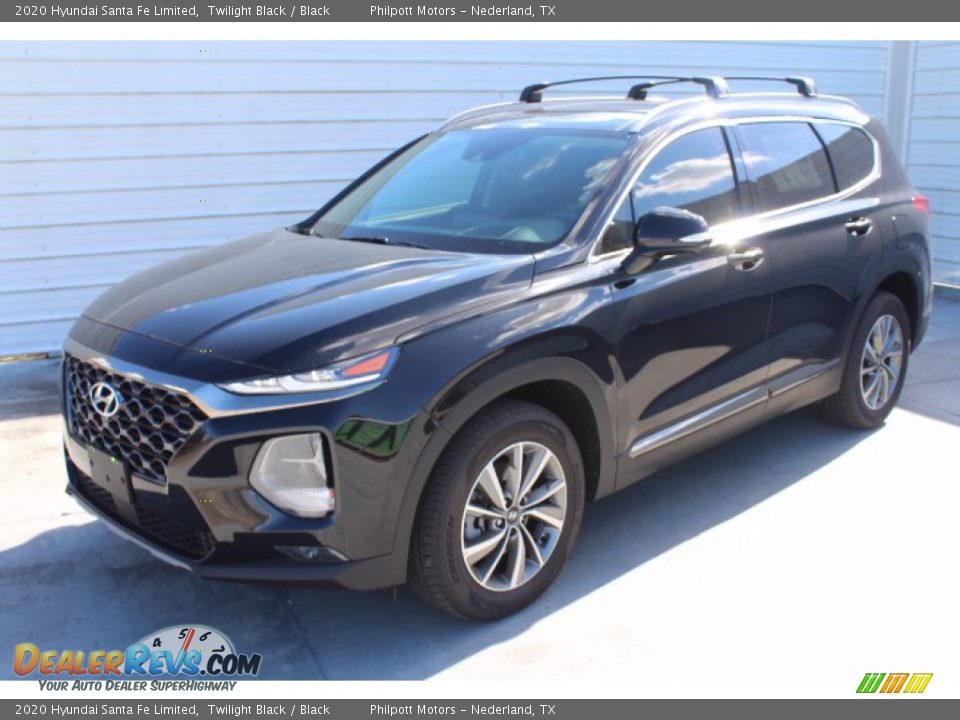 2020 Hyundai Santa Fe Limited Twilight Black / Black Photo #4