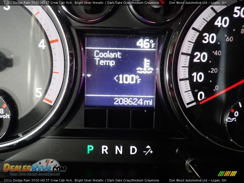 2011 Dodge Ram 3500 HD ST Crew Cab 4x4 Bright Silver Metallic / Dark Slate Gray/Medium Graystone Photo #33