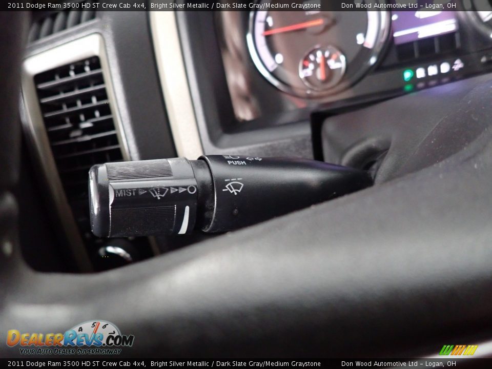 2011 Dodge Ram 3500 HD ST Crew Cab 4x4 Bright Silver Metallic / Dark Slate Gray/Medium Graystone Photo #34