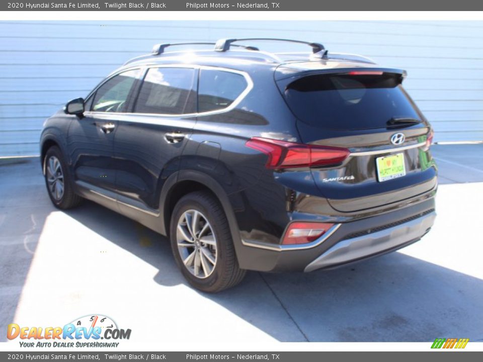 2020 Hyundai Santa Fe Limited Twilight Black / Black Photo #6