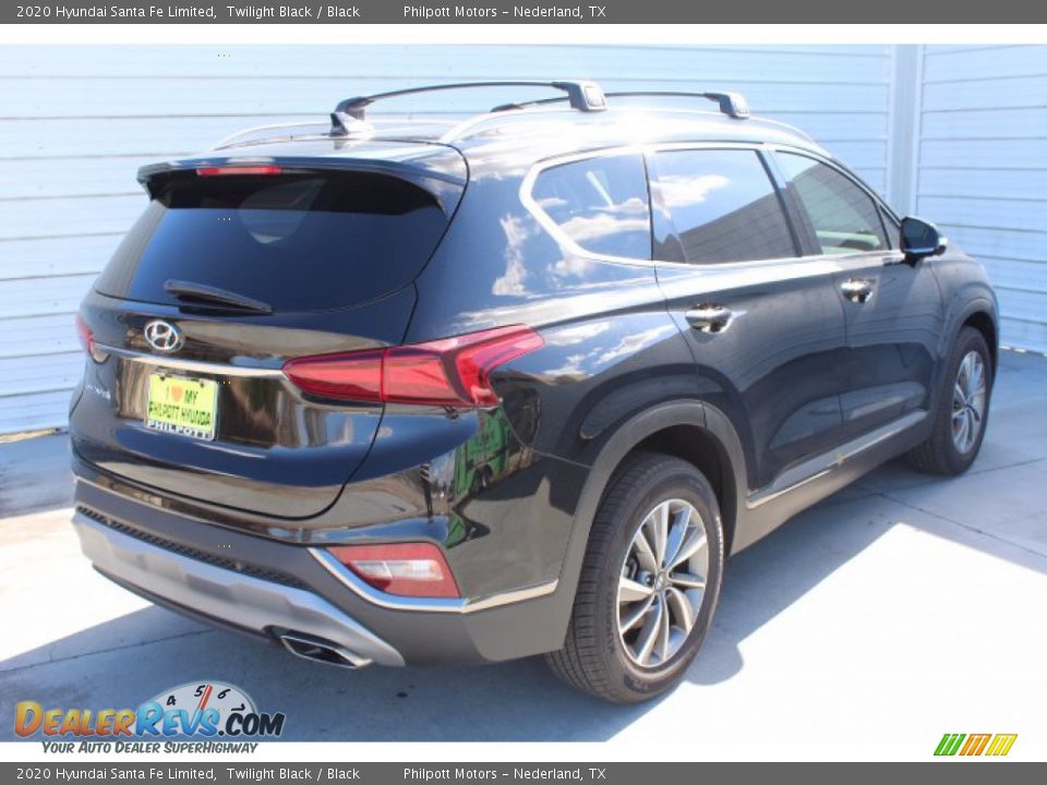 2020 Hyundai Santa Fe Limited Twilight Black / Black Photo #8