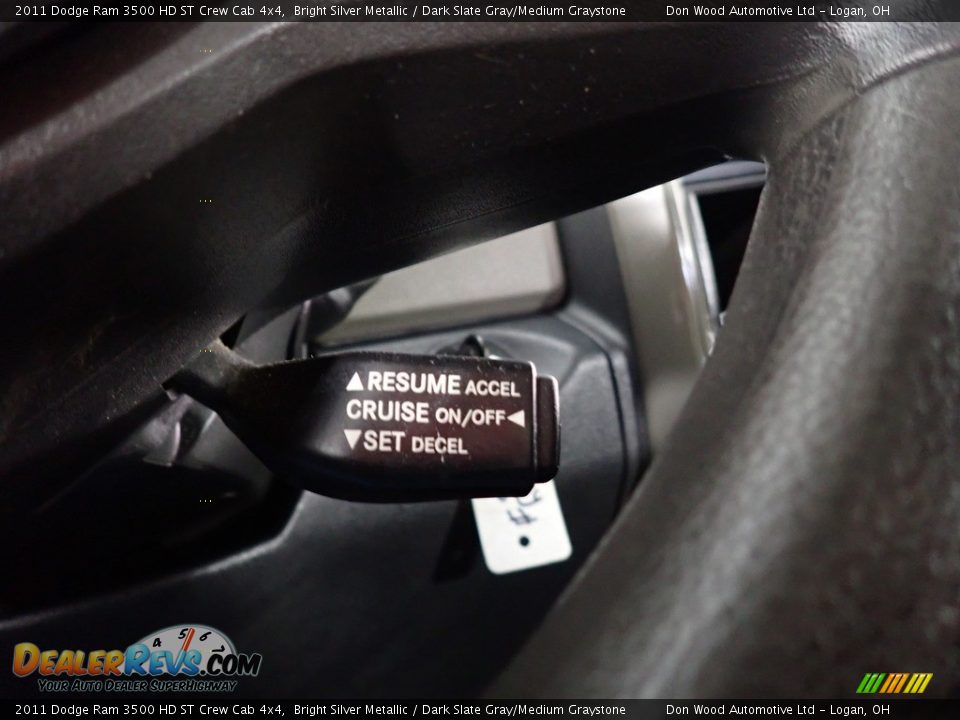 2011 Dodge Ram 3500 HD ST Crew Cab 4x4 Bright Silver Metallic / Dark Slate Gray/Medium Graystone Photo #36