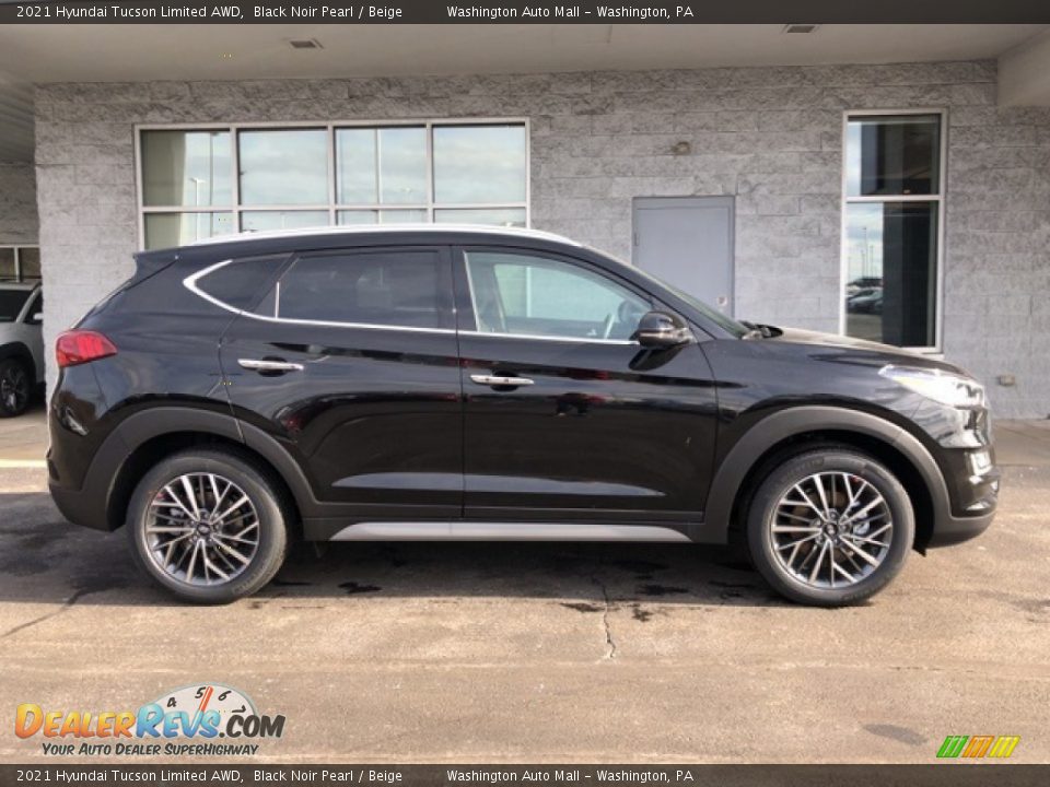 2021 Hyundai Tucson Limited AWD Black Noir Pearl / Beige Photo #2