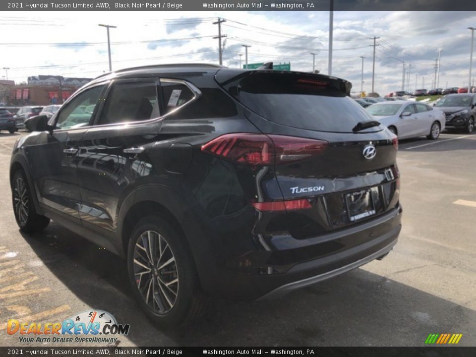 2021 Hyundai Tucson Limited AWD Black Noir Pearl / Beige Photo #3