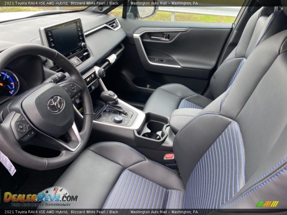 2021 Toyota RAV4 XSE AWD Hybrid Blizzard White Pearl / Black Photo #4