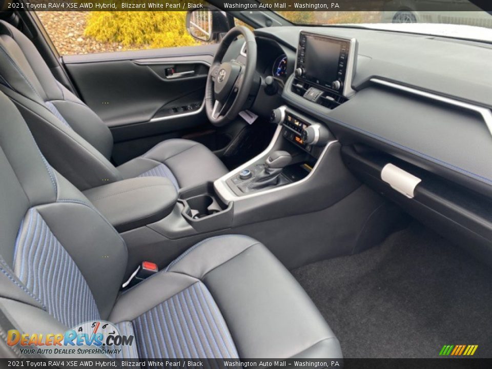 2021 Toyota RAV4 XSE AWD Hybrid Blizzard White Pearl / Black Photo #10