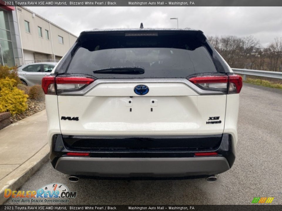 2021 Toyota RAV4 XSE AWD Hybrid Blizzard White Pearl / Black Photo #14