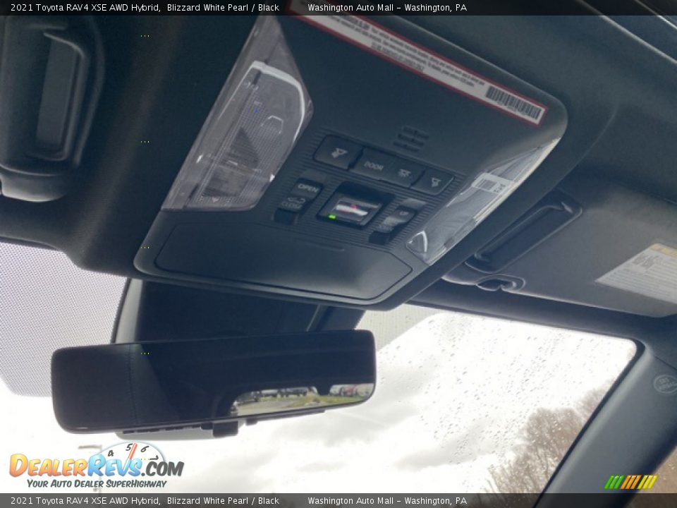 2021 Toyota RAV4 XSE AWD Hybrid Blizzard White Pearl / Black Photo #15