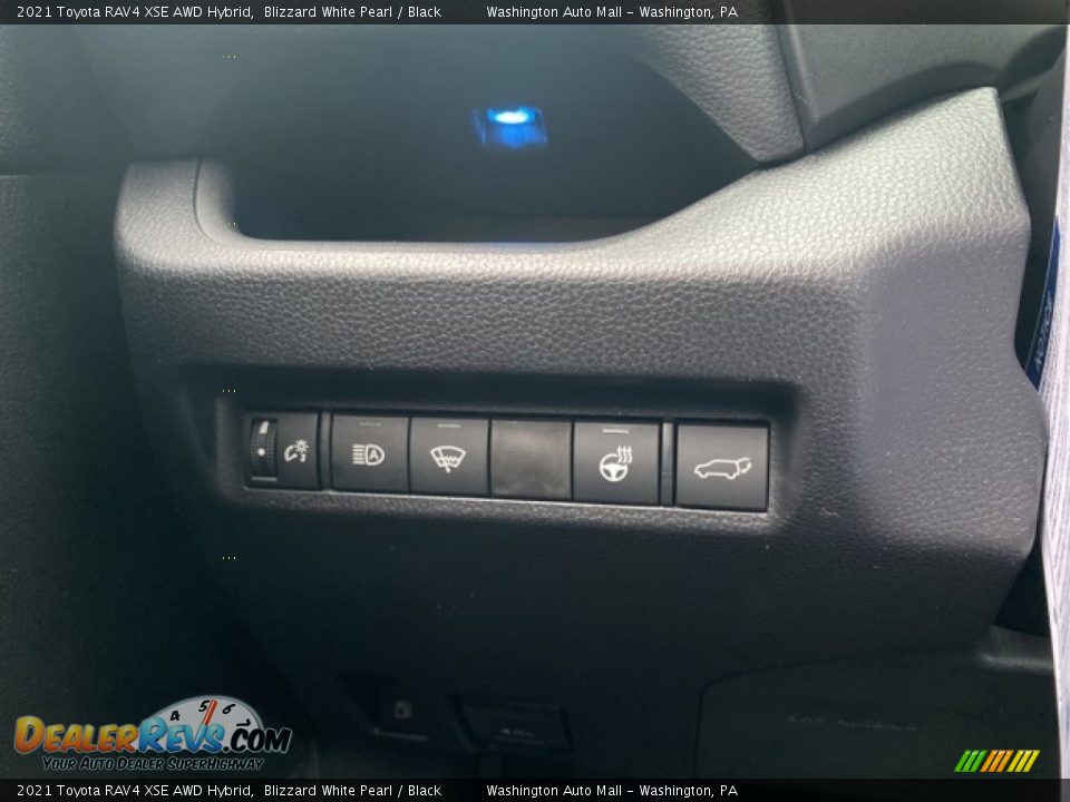 2021 Toyota RAV4 XSE AWD Hybrid Blizzard White Pearl / Black Photo #19